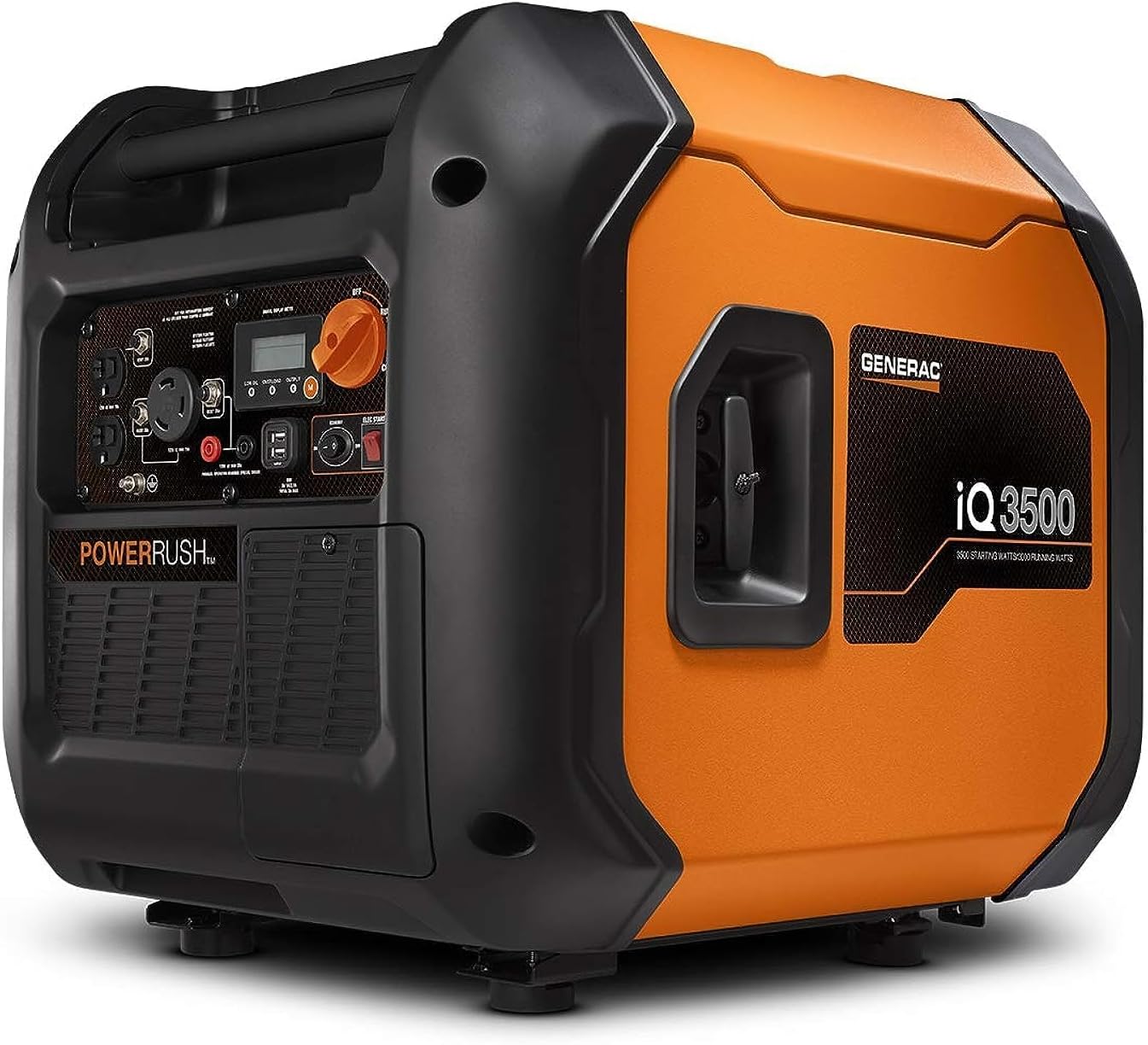 Generac 8251 GP2500i - Generador inversor portátil a gas de 2,500 vatios - Diseño compacto y ligero - Produce energía limpia y estable - Tecnología COsense 1